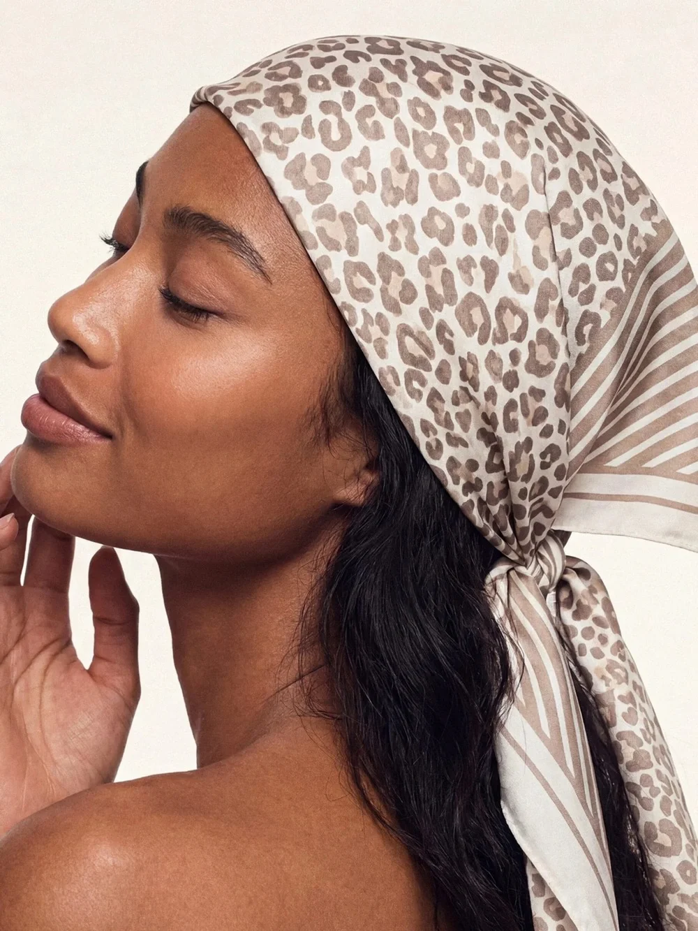 Ettika Neutral Animal Print Scarf